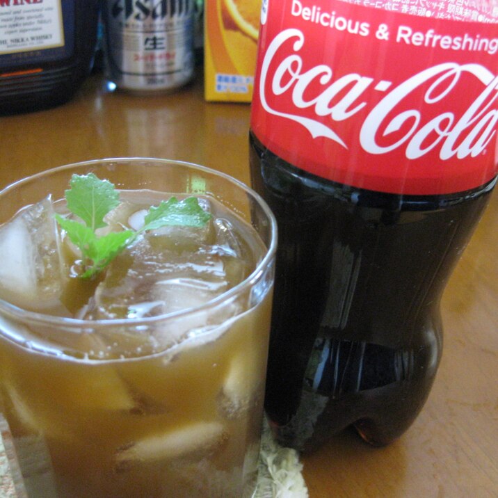 【コカ･コーラ】のオレンジとカルーアのカクテル♪